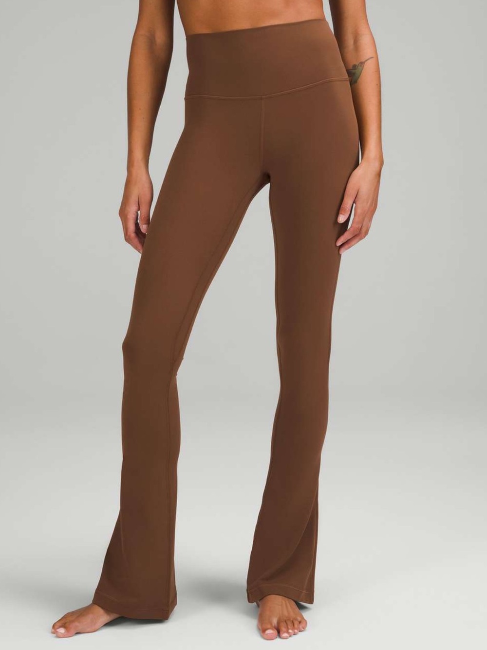 Lululemon align mini flare brown 12